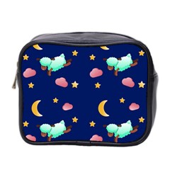 Sleepy Sheep Star And Moon Mini Toiletries Bag (two Sides) by danenraven