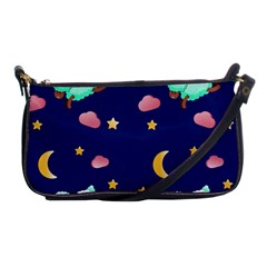 Sleepy Sheep Star And Moon Shoulder Clutch Bag by danenraven