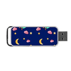 Sleepy Sheep Star And Moon Portable Usb Flash (two Sides) by danenraven