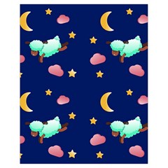 Sleepy Sheep Star And Moon Drawstring Bag (small) by danenraven