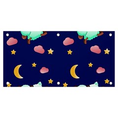 Sleepy Sheep Star And Moon Banner And Sign 6  X 3 