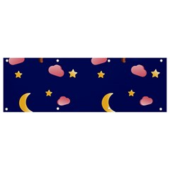 Sleepy Sheep Star And Moon Banner And Sign 9  X 3 