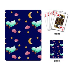 Sleepy Sheep Star And Moon Playing Cards Single Design (rectangle) by danenraven