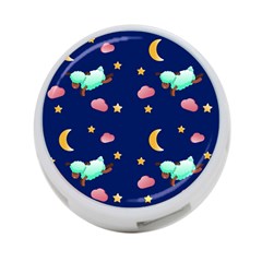 Sleepy Sheep Star And Moon 4-port Usb Hub (two Sides) by danenraven