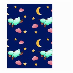 Sleepy Sheep Star And Moon Large Garden Flag (two Sides) by danenraven