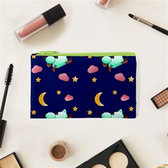 Sleepy Sheep Star And Moon Cosmetic Bag (xs) by danenraven