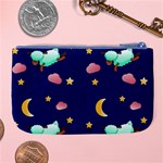 Sleepy Sheep Star And Moon Large Coin Purse Back