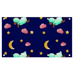 Sleepy Sheep Star And Moon Banner And Sign 7  X 4  by danenraven