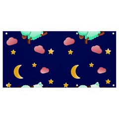 Sleepy Sheep Star And Moon Banner And Sign 8  X 4  by danenraven