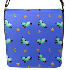 Seamless Pastel Wallpaper Animal Flap Closure Messenger Bag (s) by danenraven