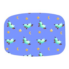 Seamless Pastel Wallpaper Animal Mini Square Pill Box by danenraven