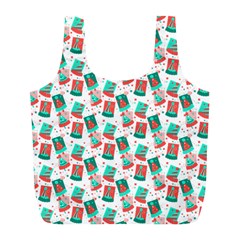 Birthday Pattern Party Celebration Full Print Recycle Bag (l) by danenraven