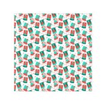 Birthday Pattern Party Celebration Square Satin Scarf (30  x 30 ) Front