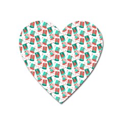 Birthday Pattern Party Celebration Heart Magnet by danenraven