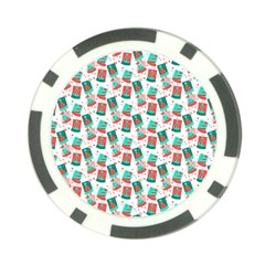 Birthday Pattern Party Celebration Poker Chip Card Guard (10 Pack) by danenraven