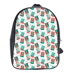 Birthday Pattern Party Celebration School Bag (xl) by danenraven