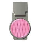 Polka Dot Dots Pattern Dot Money Clips (Round)  Front