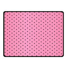 Polka Dot Dots Pattern Dot Double Sided Fleece Blanket (small) 