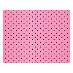 Polka Dot Dots Pattern Dot Double Sided Flano Blanket (Large)  80 x60  Blanket Front