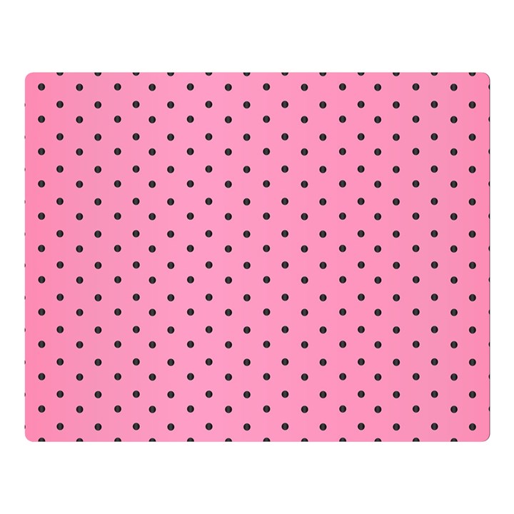 Polka Dot Dots Pattern Dot Double Sided Flano Blanket (Large) 