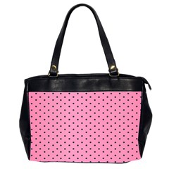 Polka Dot Dots Pattern Dot Oversize Office Handbag (2 Sides) by danenraven