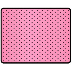 Polka Dot Dots Pattern Dot Double Sided Fleece Blanket (medium)  by danenraven