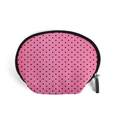 Polka Dot Dots Pattern Dot Accessory Pouch (small) by danenraven