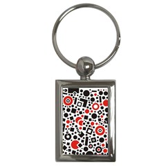 Square Object Future Modern Key Chain (rectangle) by danenraven