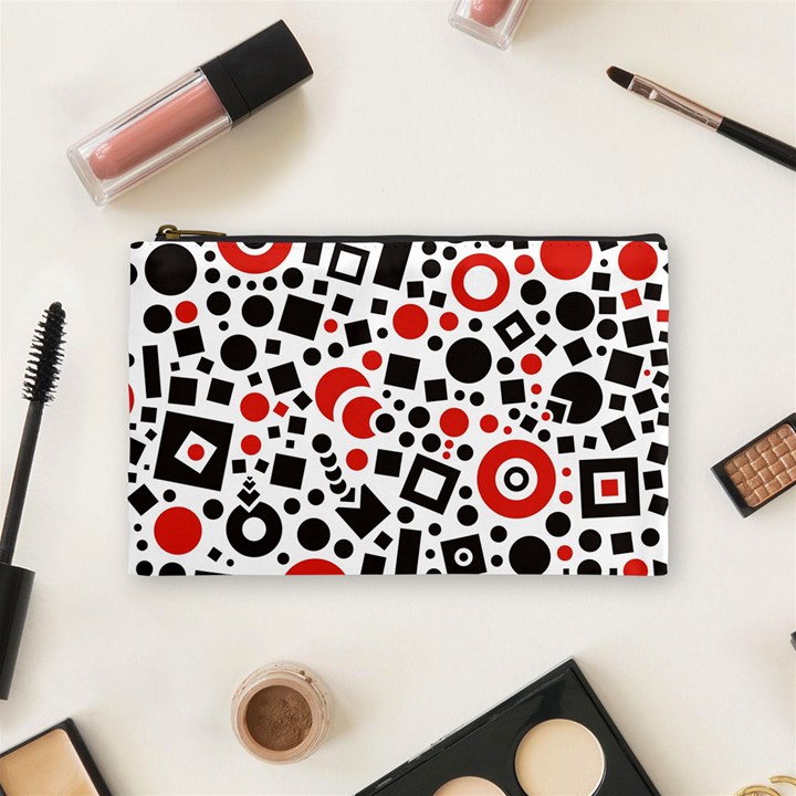 Square Object Future Modern Cosmetic Bag (Medium)