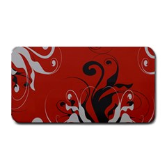 Nature Background Abstract Red Gray Black Medium Bar Mats by danenraven