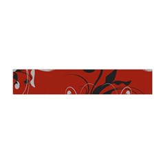 Nature Background Abstract Red Gray Black Flano Scarf (mini) by danenraven