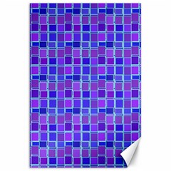 Background Mosaic Purple Blue Canvas 20  X 30  by danenraven