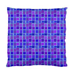 Background Mosaic Purple Blue Standard Cushion Case (two Sides) by danenraven