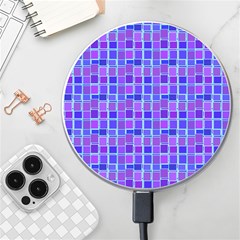 Background Mosaic Purple Blue Wireless Charger by danenraven