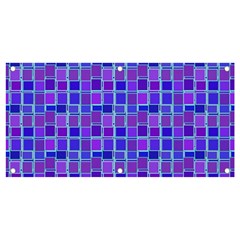 Background Mosaic Purple Blue Banner And Sign 4  X 2 