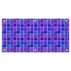 Background Mosaic Purple Blue Banner And Sign 6  X 3 