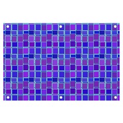 Background Mosaic Purple Blue Banner And Sign 6  X 4 