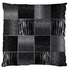 Gray Animal Print Standard Flano Cushion Case (two Sides) by danenraven