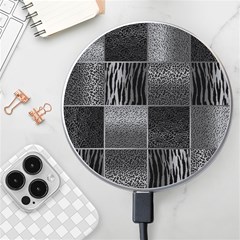 Gray Animal Print Wireless Charger by danenraven