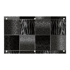 Gray Animal Print Banner And Sign 5  X 3  by danenraven