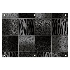 Gray Animal Print Banner And Sign 6  X 4  by danenraven