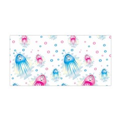 Jellyfis Pink Blue Cartoon Yoga Headband by danenraven