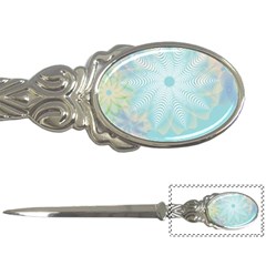 Floral Abstract Flowers Pattern Letter Opener by danenraven