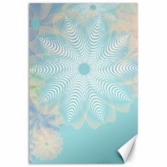 Floral Abstract Flowers Pattern Canvas 20  X 30  by danenraven