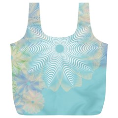 Floral Abstract Flowers Pattern Full Print Recycle Bag (xl) by danenraven