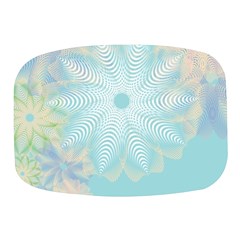 Floral Abstract Flowers Pattern Mini Square Pill Box by danenraven