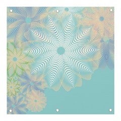 Floral Abstract Flowers Pattern Banner And Sign 3  X 3 