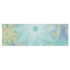 Floral Abstract Flowers Pattern Banner And Sign 6  X 2 