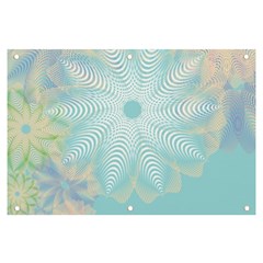 Floral Abstract Flowers Pattern Banner And Sign 6  X 4 