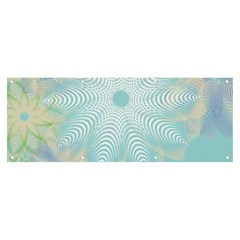 Floral Abstract Flowers Pattern Banner And Sign 8  X 3  by danenraven